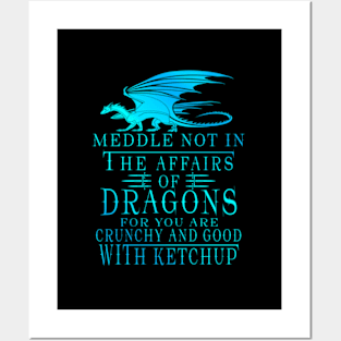 Meddle Not In The Affairs Of Dragons Posters and Art